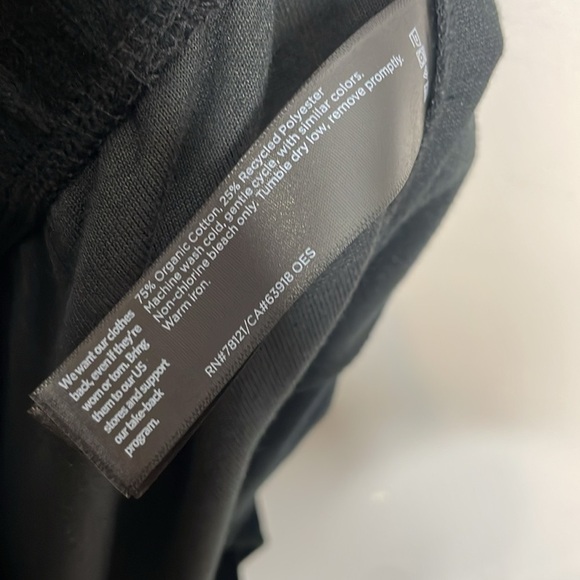 Eileen Fisher | Black Velvet Wide Leg Relaxed Pull On Pants Size M NWT - Picture 6 of 6